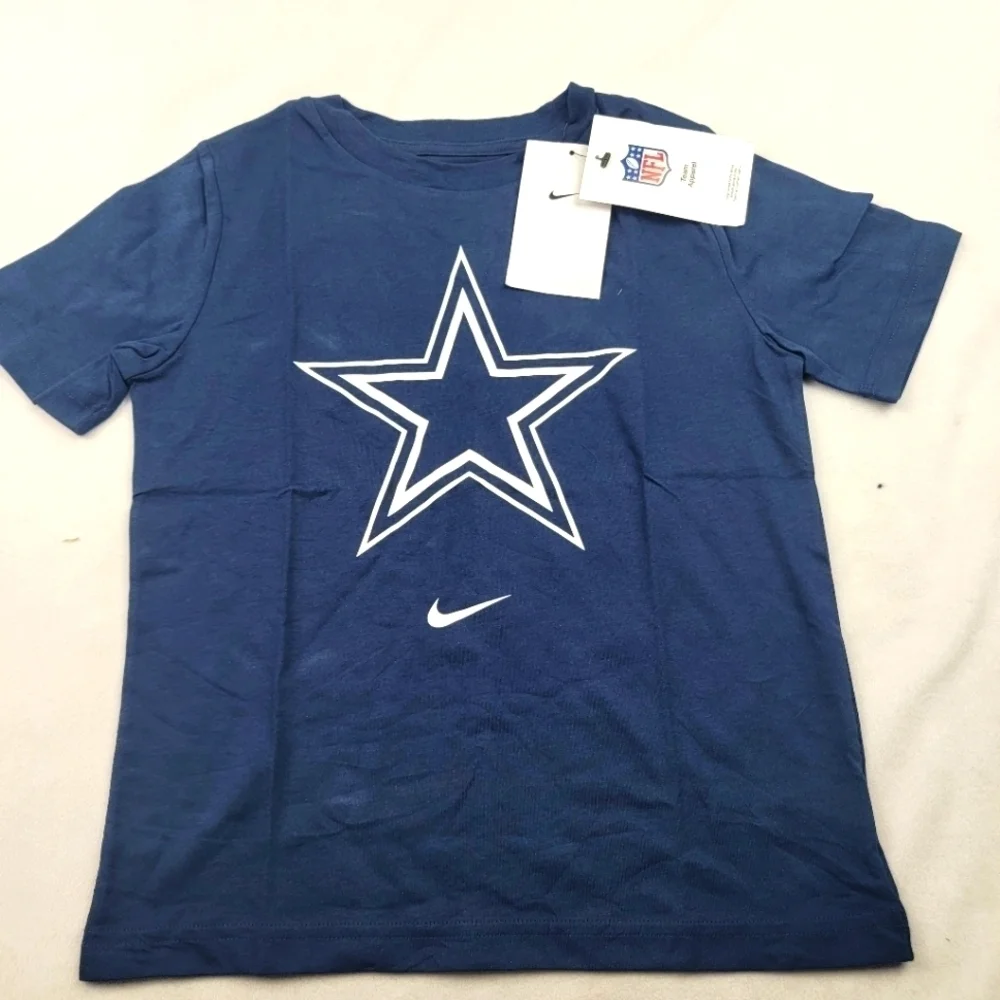 NWT Nike NFL Dallas Stars tshirt Size med 5/6 - Picture 1 of 5